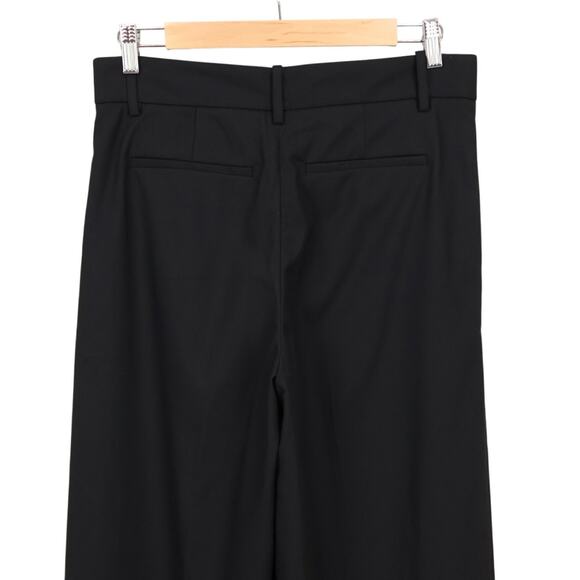 NWT Madewell The Harlow Superwide-Leg Trouser Pant In Brushed Twill Black Size 2 - Picture 8 of 12